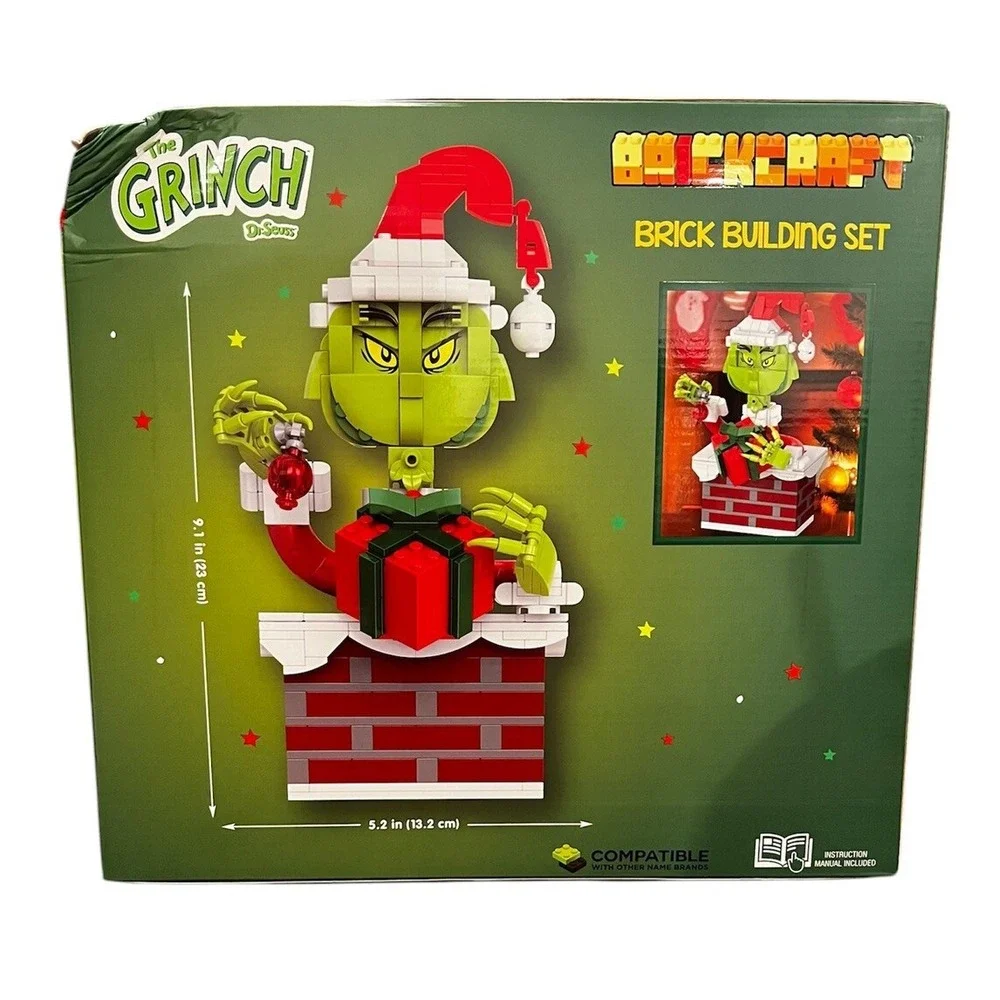 The Chimney Grinch‎ Building Kit (504-Plastic Pcs Set) LIMITED EDITION CHRISTMAS